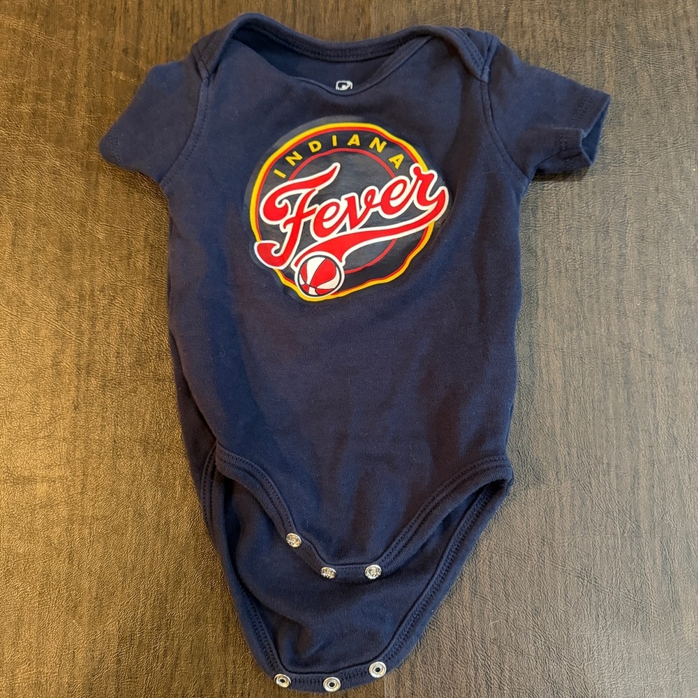 WNBA Indiana Fever Navy Bodysuit for Kids Sz 0-3